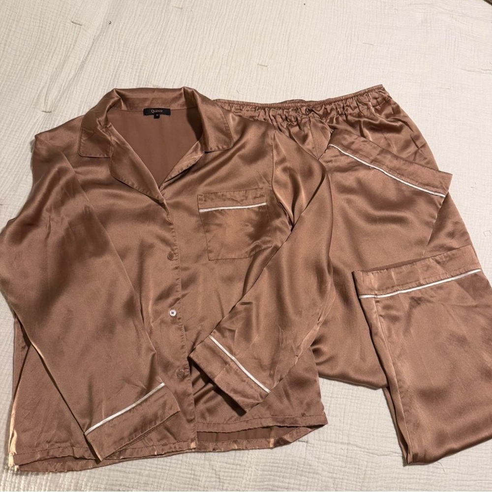Quince Washable Silk Pajama Set SZ M